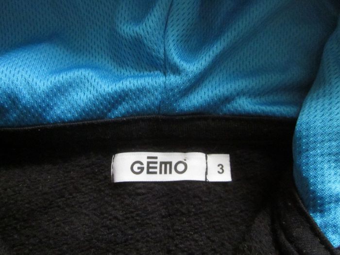 Sweat à capuche noir et gris foncé 36 mois - photo numéro 3