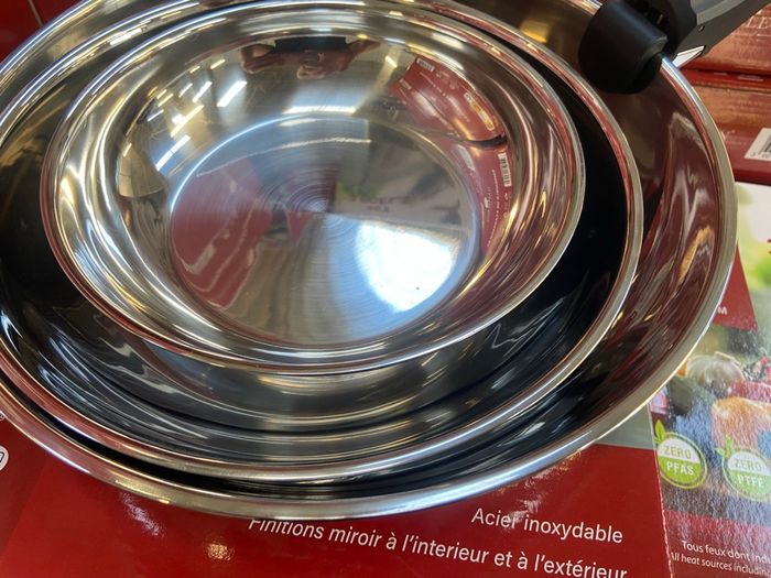 Set de 3 poêles inox Napoleon - photo numéro 2