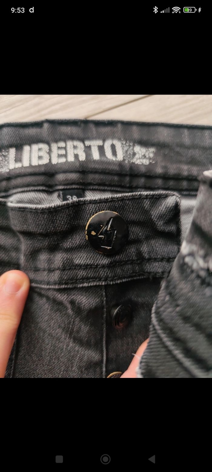 Jean homme gris foncé taille 38 - photo numéro 7
