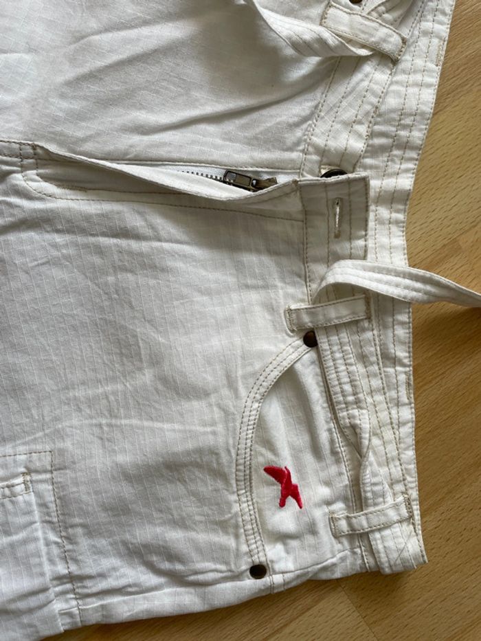 Short cargo poche blanc femme 40 - photo numéro 4