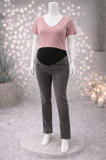 Jean de grossesse gris en très bon état 💕 Taille 36