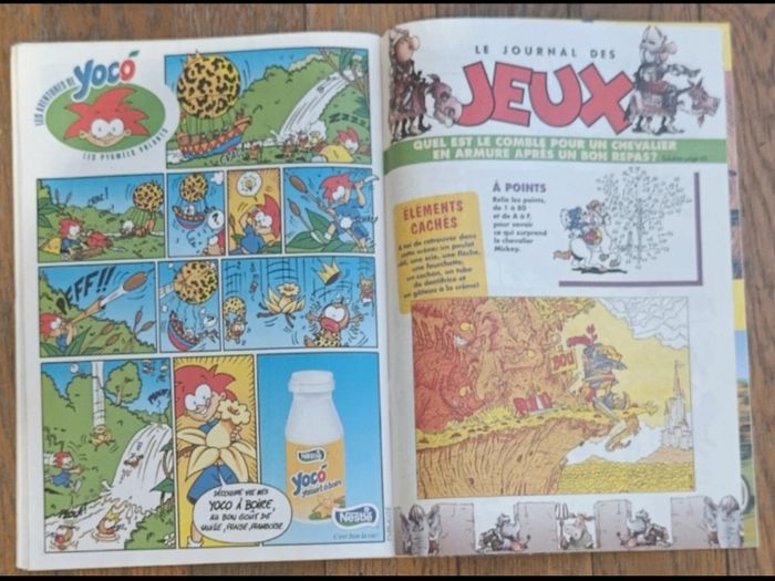 Ancien journal de mickey avec cadeaux portable gag + livret VTT Oasis N°2346 de 1997 vintage - photo numéro 8