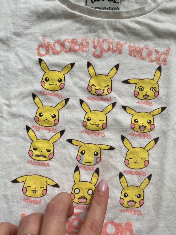 T-shirt manches courtes Pokémon pikatchu - photo numéro 3