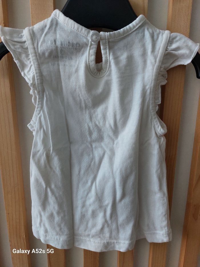 T-shirt fille 3 mois - photo numéro 2