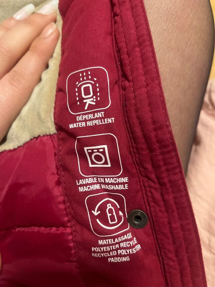 manteau okaïdi framboise 8ans - photo numéro 5