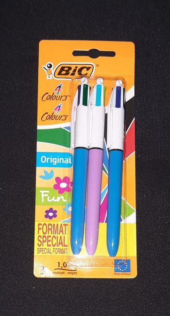 Stylos bic 4 couleurs