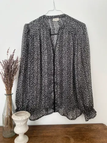 Blouse noir léopard season easyclothes
