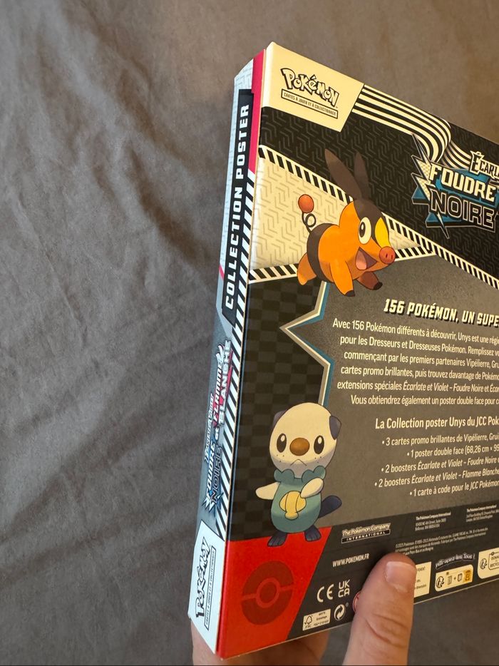 Pokémon Coffret Poster EV10.5 foudre noire flamme blanche - photo numéro 6