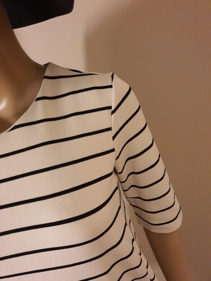T.S-36 > Robe marinière H&M noir et blanc - photo numéro 4