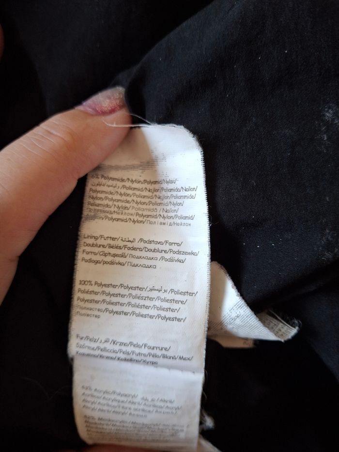 Manteau gris avec capuche fausse fourrure Pimkie  Taille L - photo numéro 6
