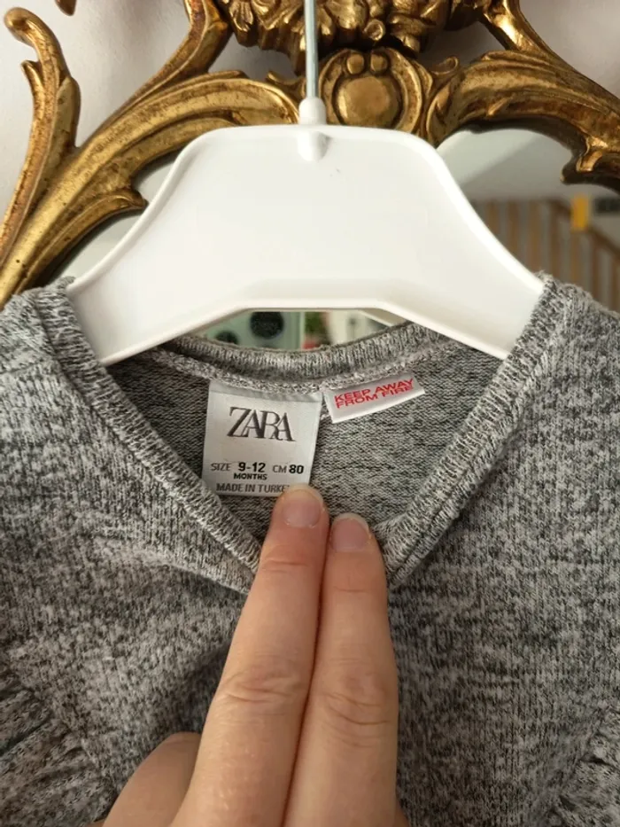 Pull maille fine avec volants épaules - photo numéro 2