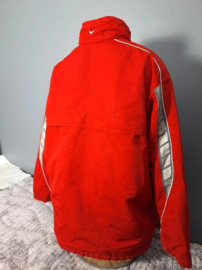 Blouson vintage nike homme rouge taille 2XL brodé (254) - photo numéro 14