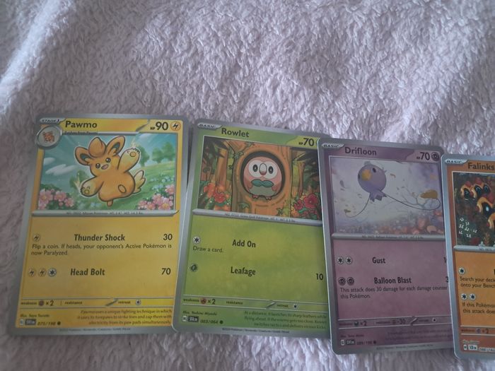Lot de 10 carte pokemon