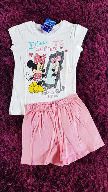 pyjama short 8 ans minnie disney
