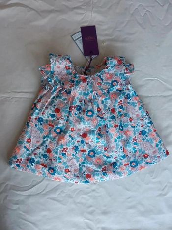 Robe Jacadi fleurie Liberty 1 mois neuve