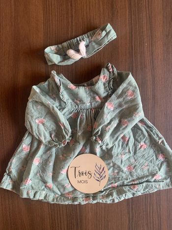 Robe et bandeau Orchestra 3 mois manche longue