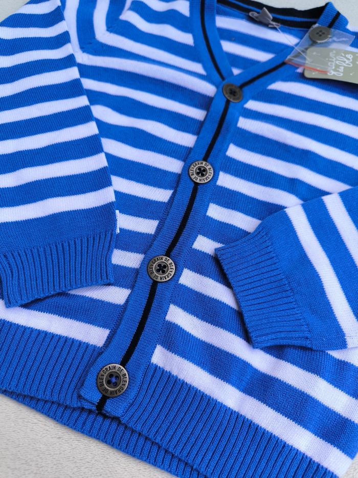 Gilet garçon Grain de blé 36 mois - photo numéro 4