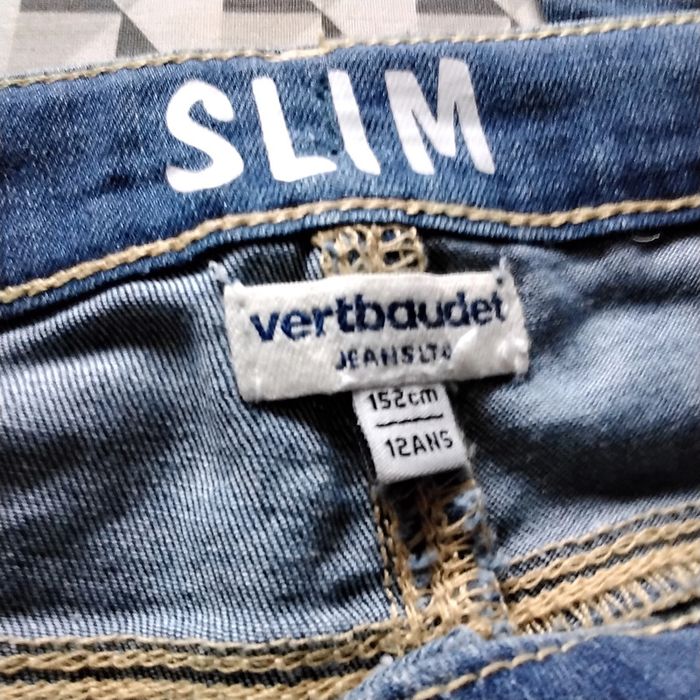 Jean slim fille 12 ans Vert Baudet - photo numéro 2