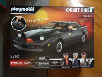 Neuf - Playmobil 70924 Knight Rider - K.I.T.T., Le véhicule emblématique de la série K2