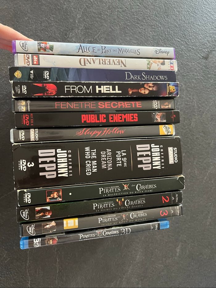Lot DVD films JOHNNY DEEP