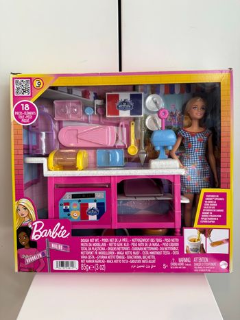 Barbie coffret poupée Malibu Barbie pâtisserie Cadeau Noël 🎅 🎄