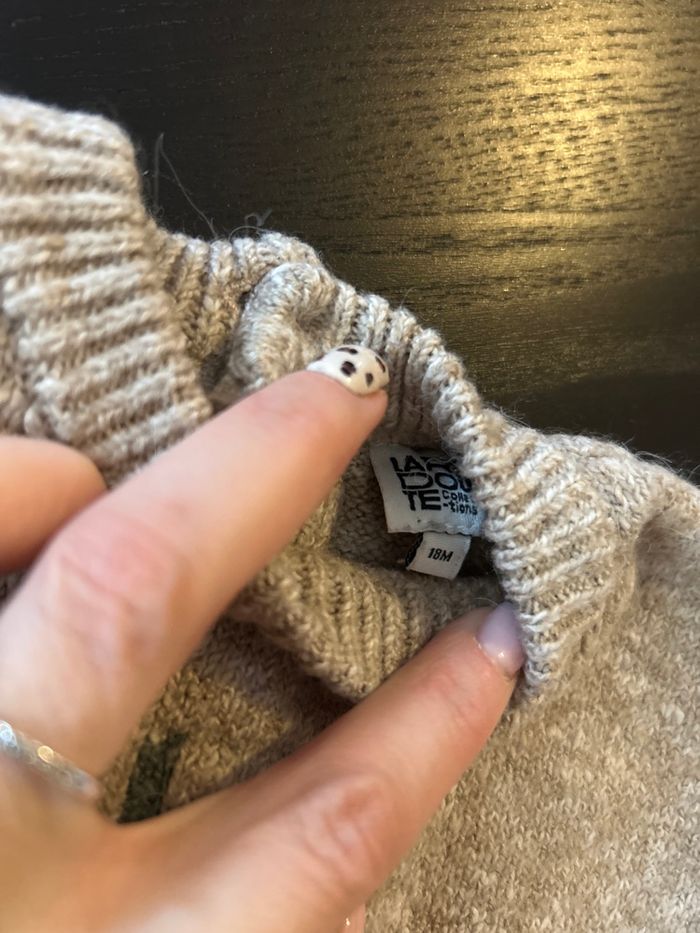 Pull la redoute état neuf fille 18 mois - photo numéro 3