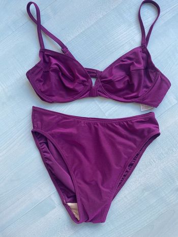Maillot de bain 2 pièces violet fantasie 90C