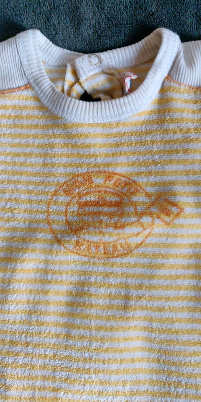 T-shirt manches courtes Petit bateau 1 an - photo numéro 2