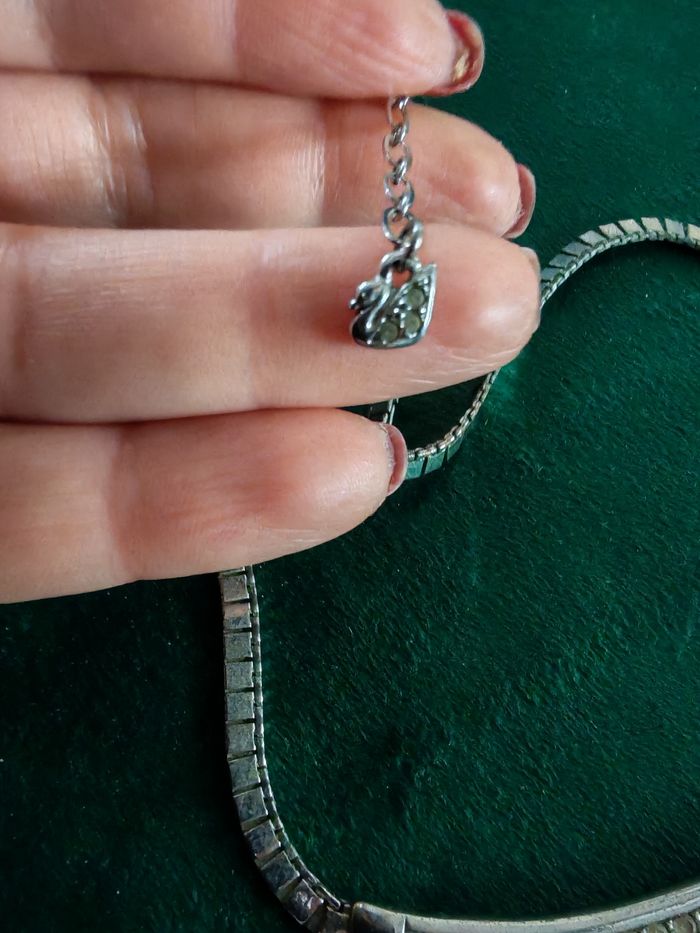 Collier en métal argenté Swarovski - photo numéro 6