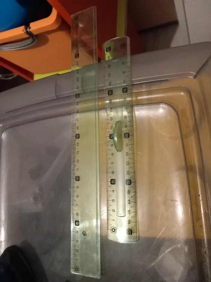 Lot de 2 règles