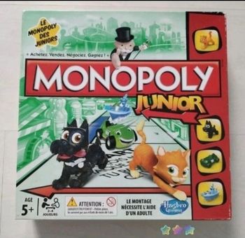 Jeu de société Monopoly junior