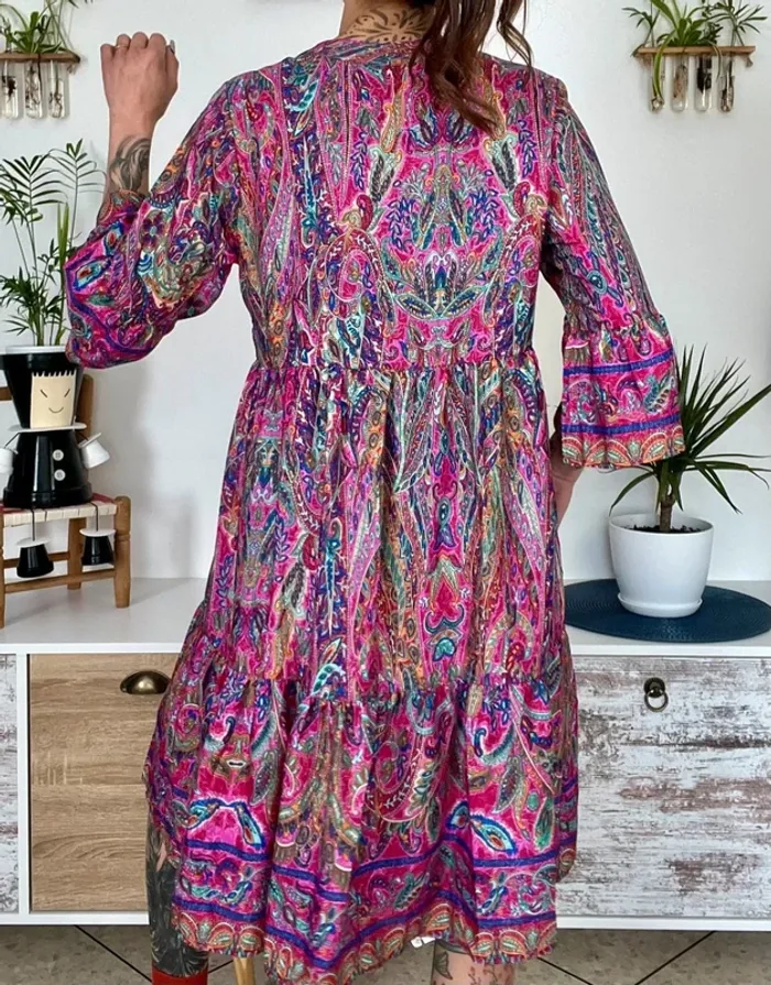 SOLDE Robe bohème taille S/M - sweet girl - neuf - photo numéro 4