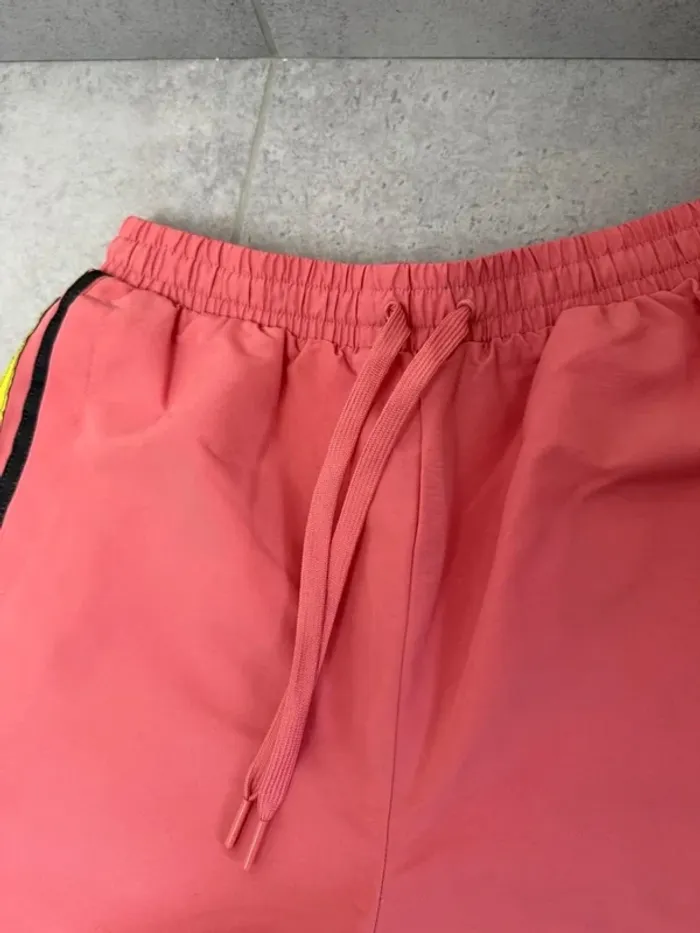 Rare - Pantalon de traning Adidas femme rose et jaune taille 38, médium comme neuf - photo numéro 4