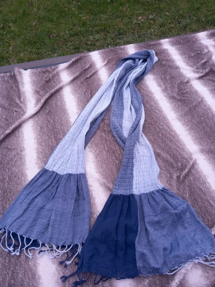 Écharpe 🧣 Sable et Mer - photo numéro 3