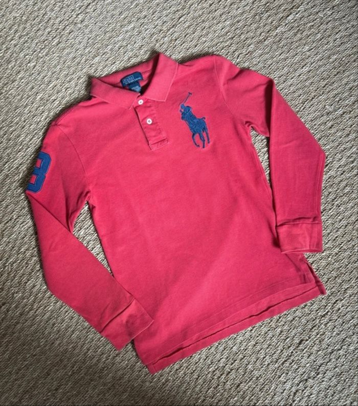 Polo manche longue Ralph Lauren 10 ans