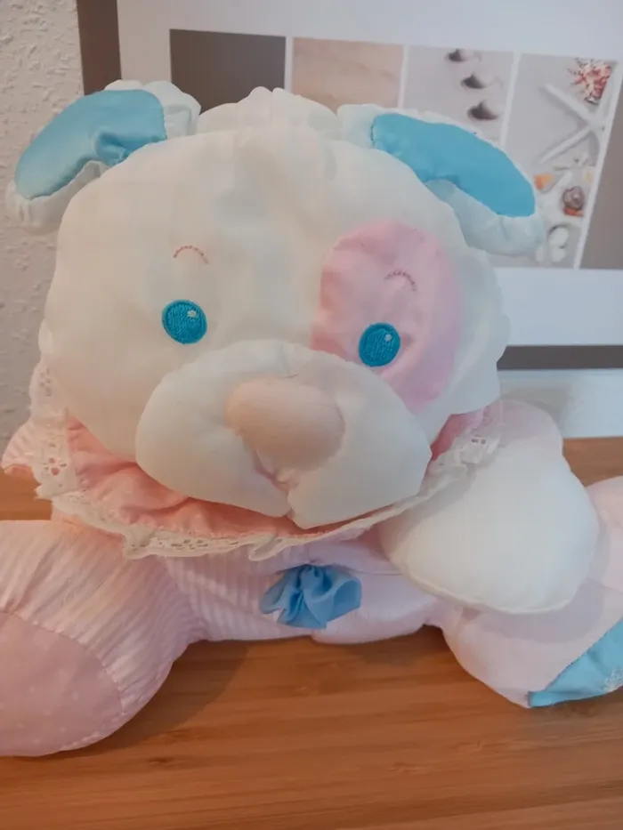 Peluche doudou puffalump Fisher-Price vintage 27cm - photo numéro 2