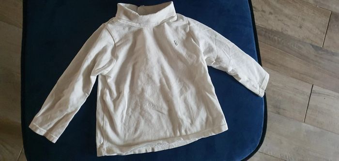 Tee shirt 9 mois blanc okaidi