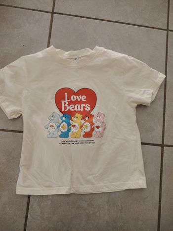 T-shirt beige bisounours