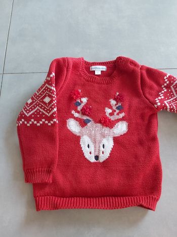 Pull Noël fille  18 mois