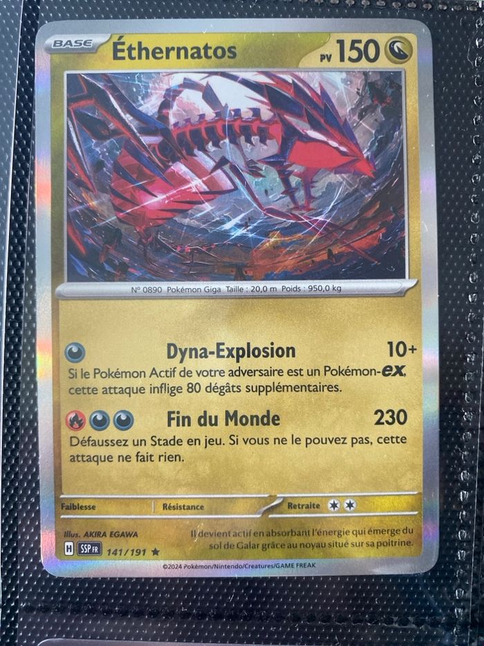 Carte Pokémon holographique neuf