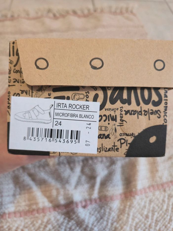 Sandales Irta Rocker blanches Zapato Feroz 24 ppn barefoot - photo numéro 7