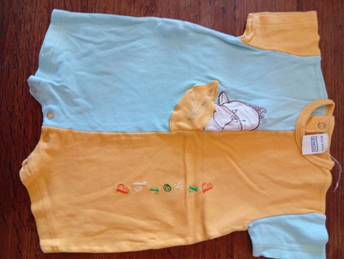 Lot de 6 combishort taille 6 mois - photo numéro 3