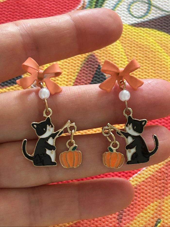 Boucles d’oreilles Halloween - photo numéro 2