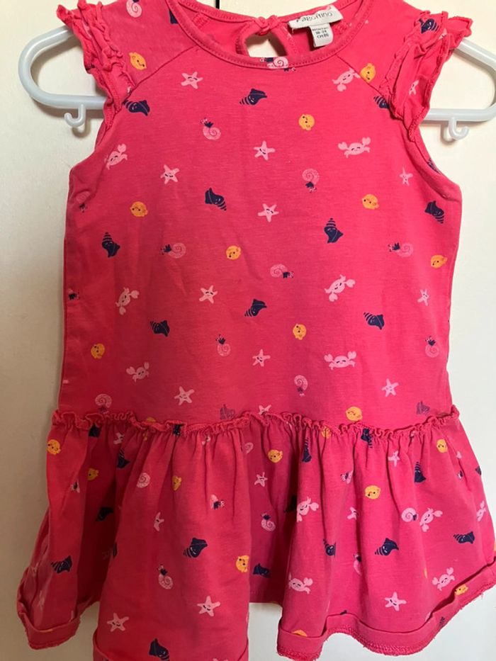 Lot de deux jolies robes été en coton 24 mois Bout’chou - photo numéro 2