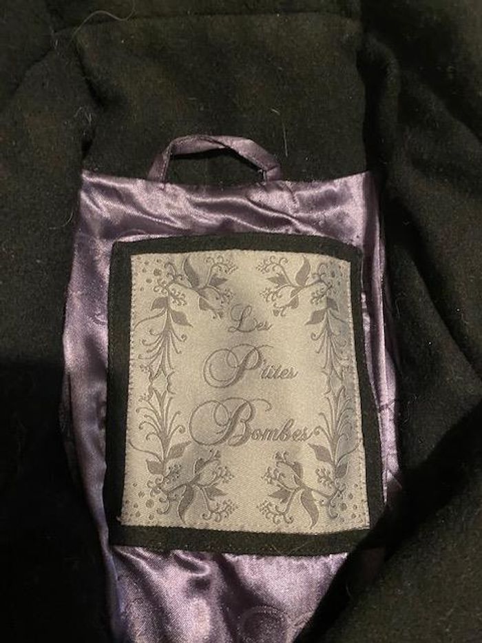 Manteau long noir Les p'tites bombes - photo numéro 3