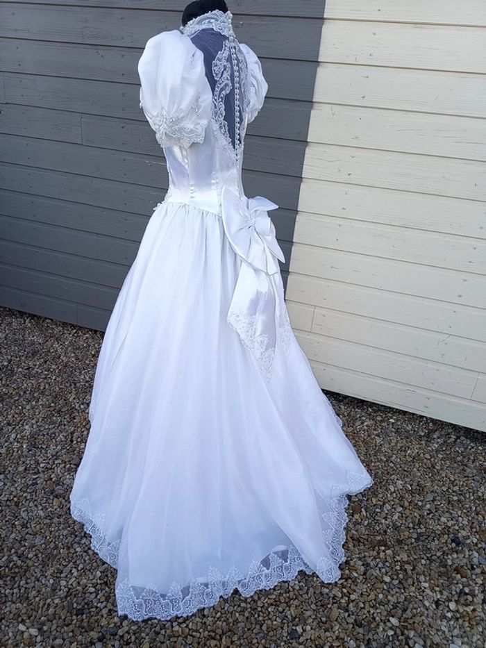 robe de mariée vintage taille 36/38/40 - photo numéro 15
