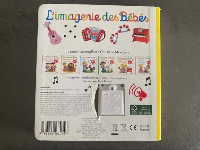 Livre sonore « Les instruments de musique » Fleurus - photo numéro 2