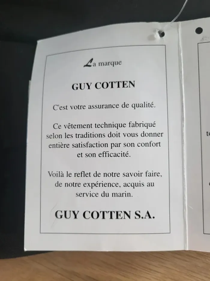 Pantalon noir Guy Cotten taille 52 neuf - photo numรฉro 4