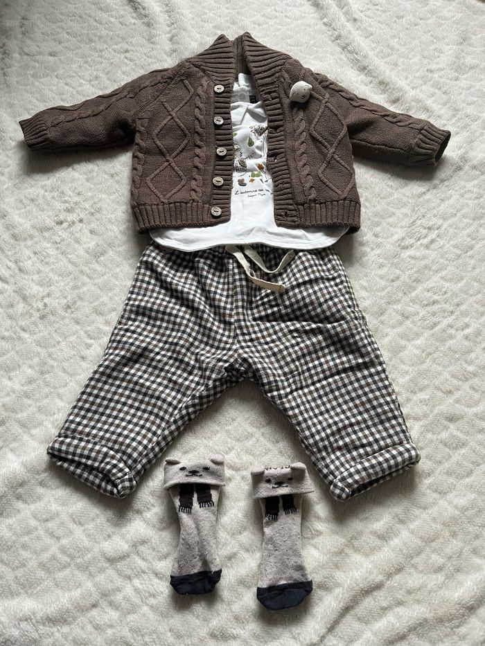 Ensemble pull t-shirt pantalon