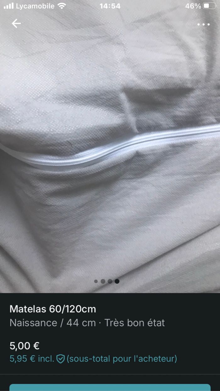 Matelas 60/120 - photo numéro 3